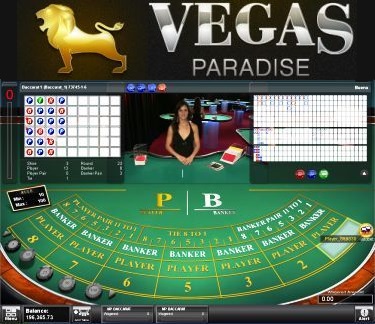 VP Live Dealer Multi-Player Baccarat Game